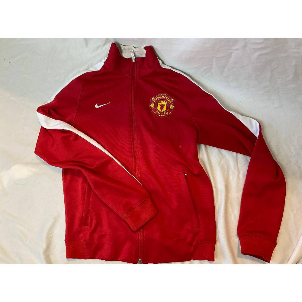 Nike Manchester United Zip Up Red & White